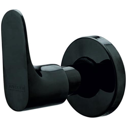 Exposed Part Kit of Concealed Stop Cock with Fitting Sleeve, Operating Lever & Adjustable Wall Flange (Suitable for CCB-221/231/321/331) Black